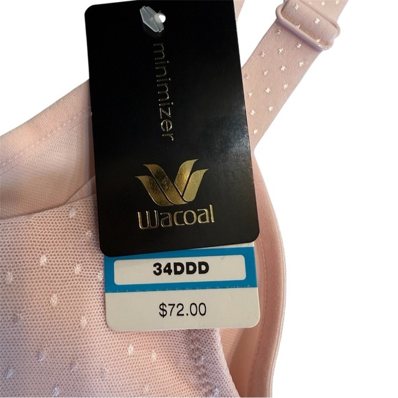 NWT Wacoal Full Coverage Back Smoothing Minimizer Bra Size 34DDD - Picture 2 of 4